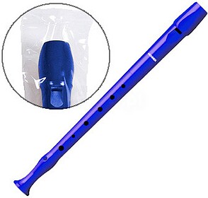 B95084DB : FLAUTA HOHNER 9508 COR AZUL BOLSA VERDE E TRANSPA...
