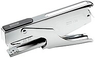 Novus B 38 Agrafador de Tenaz - Até 40 Folhas - Para Agrafos 24/6-24/8 e 26/6-26/8 - Grampeamento Temporário e Permanente - Cor Cromada 021-0014