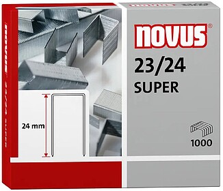 Agrafes Novus 23/24 Caixa 1000: Preço por Caixa 042-0644