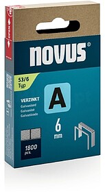 Novus A Tipo 53 Caixa de 1800 Agrafos 53/6 Galvanizados - Pa...
