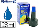 Pelikan Garrafa de Tinta para Carimbos 28ml - Sem Óleo - Secagem Rápida - Resistente à Água - Cor Azul Intenso 351213