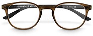 Hama Óculos de Leitura de +2.0 Dioptrias - Armação de Plástico Reciclado - Unisex - Cor Castanha HA00096234