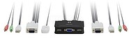 2 Portas USB Cabo KVM-Switch - inclui cabos : KVM-0223