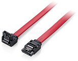 Cabo EQUIP SATA Interno 6Gbps, ângulo reto, 0,5m - 111902 EQP-111902