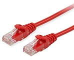 Cabo EQUIP REDE U/UTP Cat.6 0,5m vermelho - 625427 : Cabo de Rede Equipamento U/UTP Cat.6 0,5m vermelho - 625427