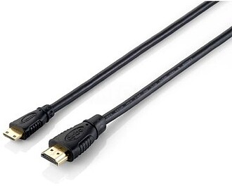 EQP-119306 : Cabo EQUIP HDMI (A) para mini HDMI (C) M/M 1m P...