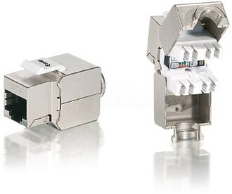 767210 : KIT 8 UNID CONECTOR EQUIP FÊMEA RJ45 FTP CAT6 PAIN...