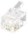 Kit 100 Conectores RJ11 4P4C Equip 121111
