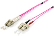 Equip LC/SC Fiber Optic Patch Cable, OM4, 2M 255532