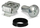 Kit Fixação Parafuso M6 + Anilha + Porca Gaiola (Emb. 50 Unid) EQP-922493