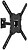 Suporte TV Equip Pared para Ecrãs de 13P a 55P Braço Inclinável e Giratório Preto 650406 - imagem 1