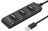 Hub USB com 7 portas USB 2.0 tipo A 128957