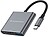 Adaptador USB-C 3EN1 Conceptronic DONN018 HDMI USB -A 3.0 USB-C PD 100W DONN18G - imagem 1