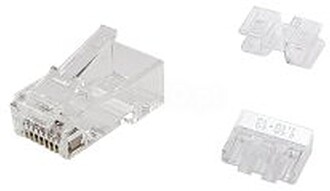 121146 Kit 100 unidades conectores RJ45 categoria 6A UTP