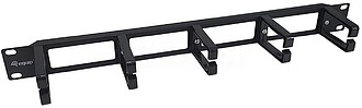 327315 : EQUIP 19” RACK MOUNT CABLE MANAGEMENT PANEL, BLAC...