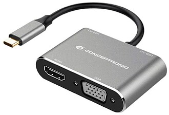 DONN16G : 4-in-1 USB 3.2 Gen 1 Docking Station, HDMI, VGA, U...