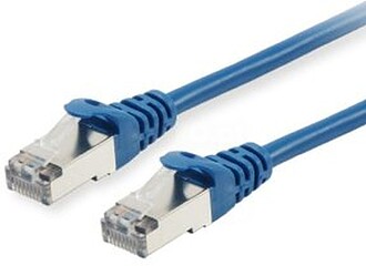 606200 : Cabo de Rede Categoria 6a S/ftp Lszh 0.15m Cor Azul