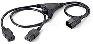 Cable Alimentacion Equip Iec Macho a 2 Iec Hembra 1.8M 112210