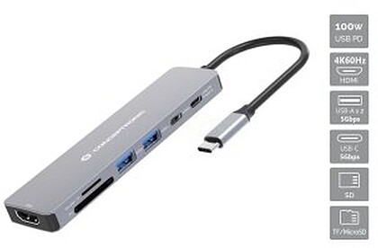 DONN28G Estação de ligação conceptronic donn28g USB tipo C 7 em 1