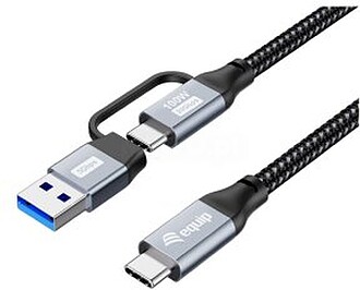 128433 : CABLE USB-C MACHO USB-C MACHO 3M EQUIP USB 3.2 GEN ...
