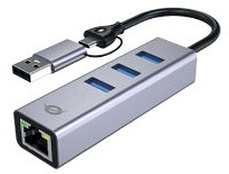 ABBY25G ADAPTADOR USB-C/USB-A ETHERNET RJ45 CONCEPTORNIC ABB...