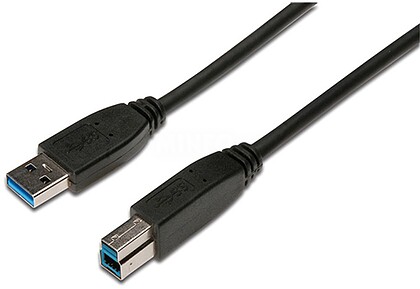 AK-300102-030-S : DIGITUS CABO USB-A/B M/M P/IMPRESSORA PRETO