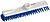 Vassoura/Escova Forte 30cm Azul Vileda Professional Vassoura/Escova Forte 30cm Azul Vileda Professional - imagem 1