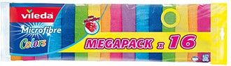 685152873 : Panos Microfibras Colors Vileda 30x30cm 16un