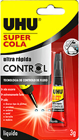 10736190 : Cola Ultra Rapida Control UHU Super Cola 3gr - Bl...