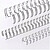 Argolas Metalicas Encadernar Passo 2: 1 19 mm Cx50 Prata 171Z16004 - imagem 1