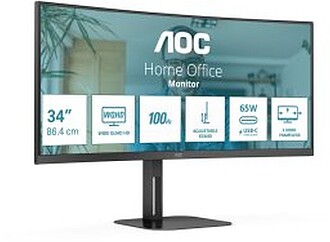 Monitor AOC 34” Curvo LED VA WQHD 100Hz FreeSync - Respost...