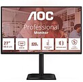 Monitor Profissional AOC Q27E4CV 27”/ QHD/ Multimédia/ Regulável em altura/ Preto