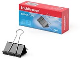 Conjunto de 12 Alicates para Papéis Erichkrause 32mm - Capacidade até 145 Folhas - Resistente à Corrosão - Alta Resistência - Preto 2983