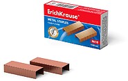 Erichkrause Grapas de Cobre nº10 - 1000 Grapas - Alta Resistência e Fácil Engrapamento - Resistente à Corrosão - Cor Cobre 7139