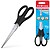 Tesouras Erichkrause Standard com lâminas de aço inoxidável 17cm - Afiação dupla avançada - Resistente à corrosão - Empunhaduras de plástico resistente - Cor preta 14861 - imagem 1
