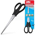 Erichkrause Tesouras Standard - Lâminas de Aço Inoxidável - Afiação Dupla Avançada - Resistente à Corrosão - Empunhaduras de Plástico Resistente - Cor Preta 21881