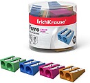 Erichkrause Ferro Color Plus - Afiador Duplo de Alumínio - Empunhadura Ergonómica - 8mm e 11mm de Diâmetro - Cor Variada 38015