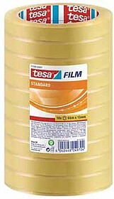 Fita Adesiva Transparente Tesa 15mmx66mts torre 10 rolos