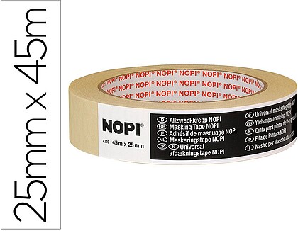 04349-00074-00 : 12 x Fita adesiva tesa para pintar 45mtx25mm fabricada em papel Fita adesiva tesa para pintar 45mtx25mm fabricada em papel