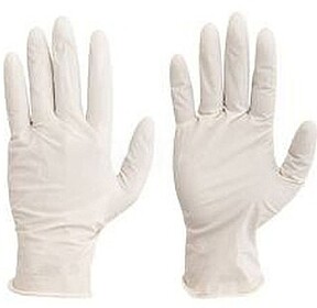 6841093 : Luvas Látex s/Pó Tamanho (XL) Branco (100un)