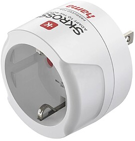 00223485 : Adaptador Corrente Viagem USA Type-B Branco
