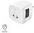 Adaptador Corrente Universal Viagem Muv Micro Branco 00223466 - imagem 1