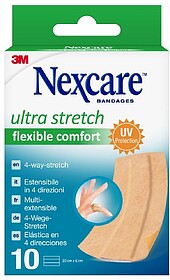 Nexcare Flexible Comfort Pack de 10 Pensos para Feridas - 6x...