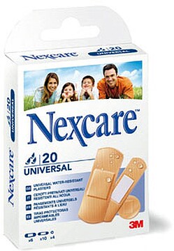 330878 : Pensos protetores nexcare impermeaveis 20 unidades formatos sortidos Pensos protetores nexcare impermeaveis 20 unidades formatos sortidos