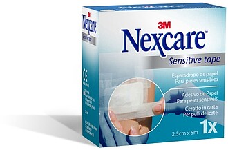 Nexcare Esparadrapo Sensível - 25mm x 5m - Cor Branca 71002...