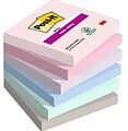 Pack 6 Blocos 90 Folhas Notas Adesivas 76X76MM Super Sticky Coleção Soulful 654-6SS-Soul Post-IT 7100259204