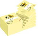 Pack 12 Blocos 100 Folhas Z-Notes Adesivas 76X76MM Amarelo Canário Caixa Cartão R-330-CY Post-IT 7100290167