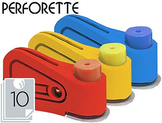 PF0005 : 30 x Furador 1 furo perforette fura 10 folhas