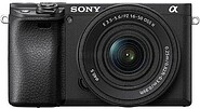 SONY Alpha 6400-SELP16-50mmII Preta Sony ALPHA 6400 - Câmara de montagem tipo E com sensor APS-C. Resolução de 24.2 MP. Ideal para captação de filmes 4K HDR. Inclui objectiva SELP 16-50mmII preta ILCE6400AKB.CEC