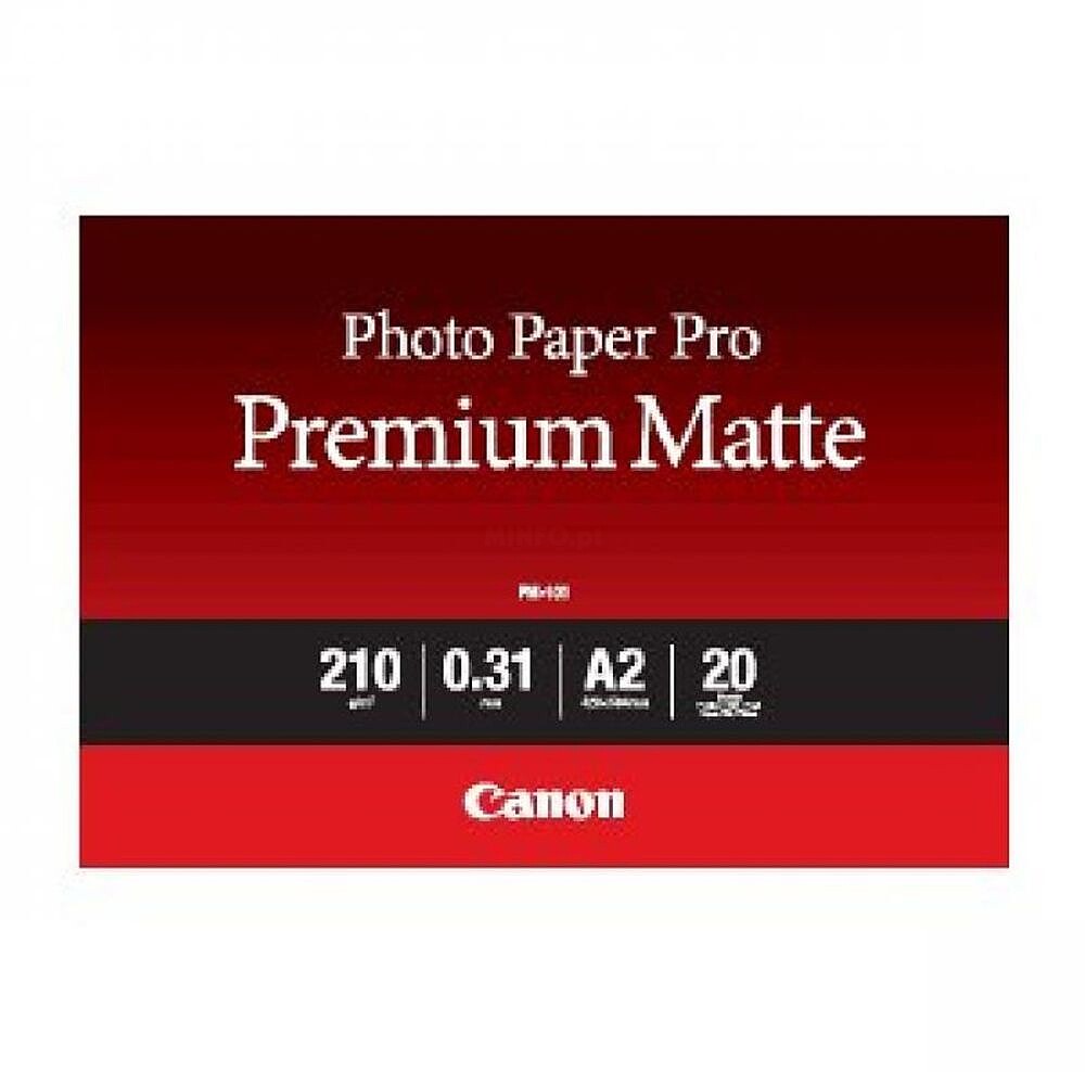 Papel fotografico canon 8657b017 pro premium pm - 101 tinta impresion - a2 - 420x594mm - 20 hojas